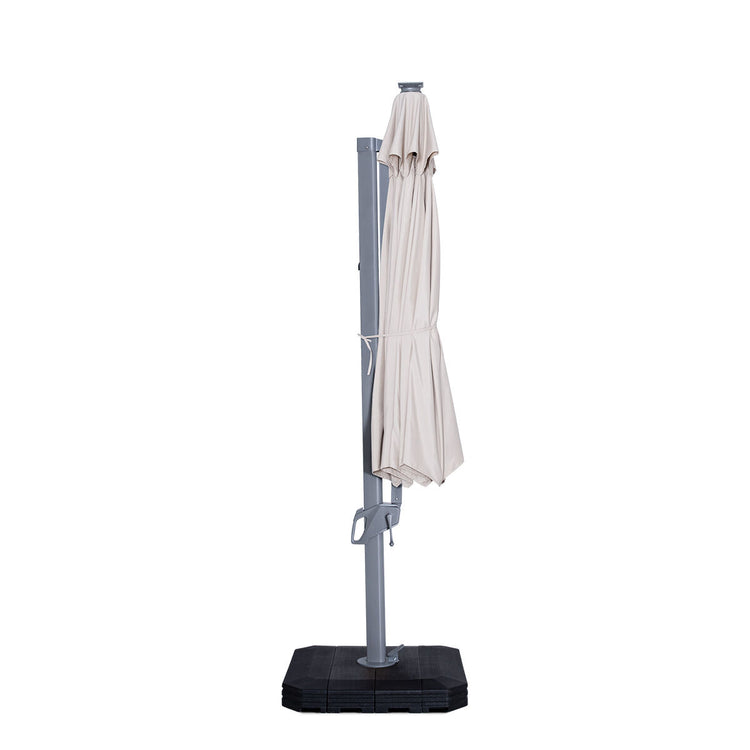 Homeflair - Zeus 3.5m Round Rotating Cantilever Parasol