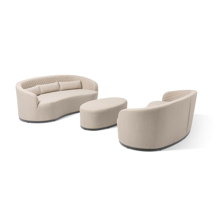 Homeflair - Ambition Curve 3 Seater Sofa Daybed