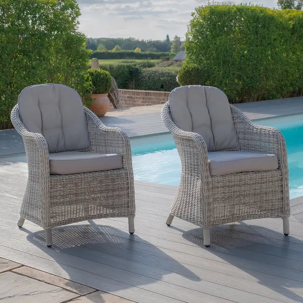 Pair of Oxford Heritage Rattan Dining Chairs