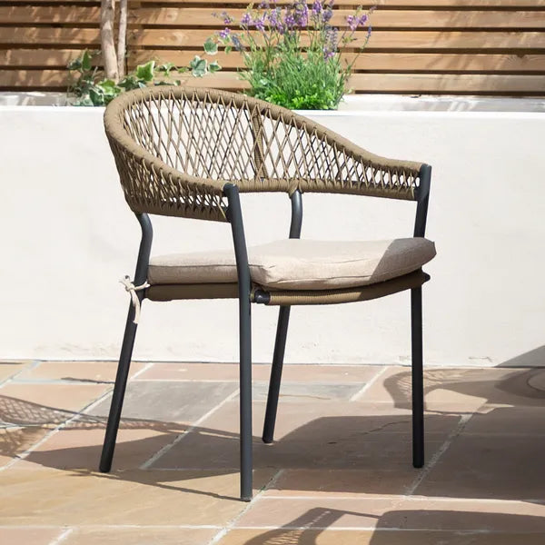 Bali Rope Weave Pack of 4 Dining Chairs