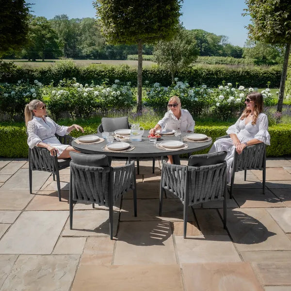 Milan Rope Weave Dining Set