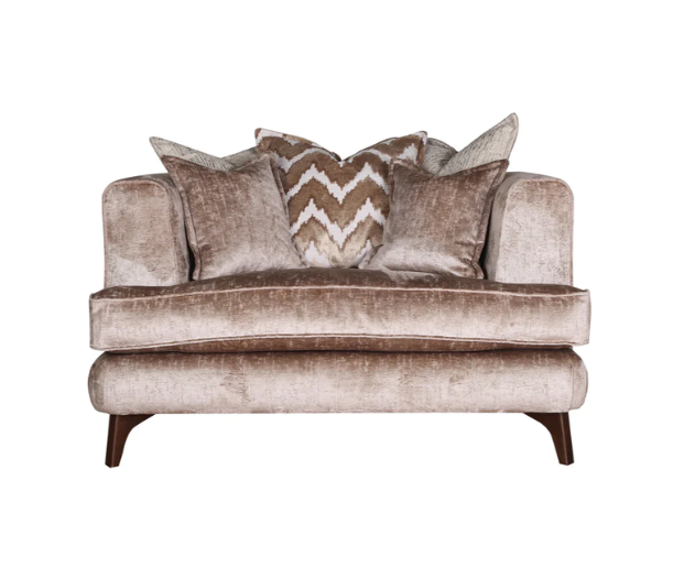Cancun Fabric Sofa Collection, Standard or Feather Pillow Back