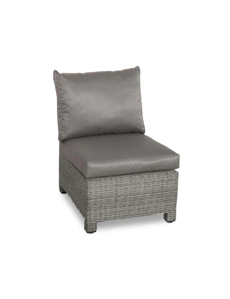 Royal Craft - Paris 8 Seater Deluxe Modular Corner Dining & Lounging Set with Rectangular Fire Pit Table