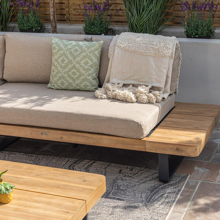 Maze Living -Roma Rope Weave Corner Dining Set
