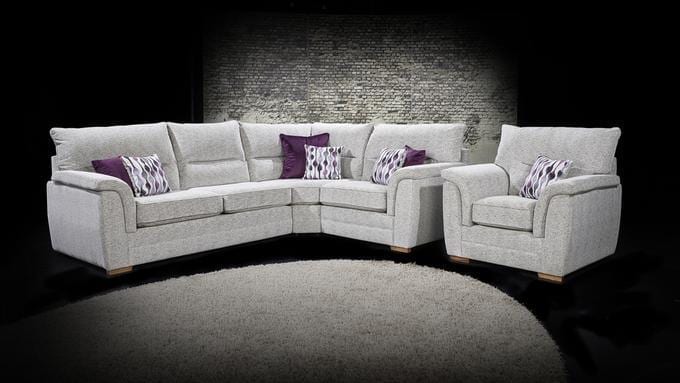 Keaton Fabric Sofa & Corner Collection with Panelled Arms | Lebus Upholstery