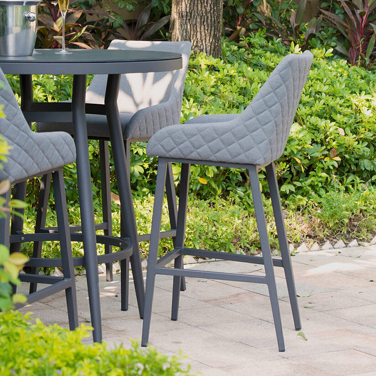 Maze Rattan - Outdoor Fabric Regal Bar Stool
