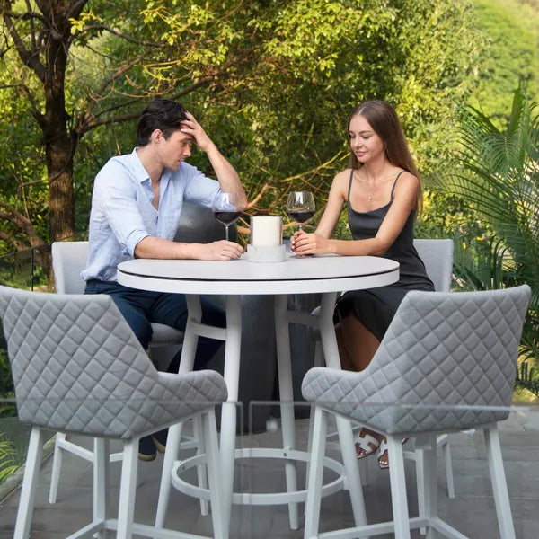 Outdoor Fabric Regal 8 Seat Rectangular Bar Set