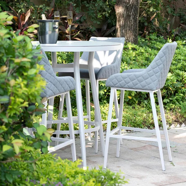 Outdoor Fabric Regal 8 Seat Rectangular Bar Set