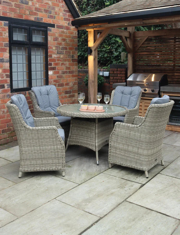 Royal Craft - Wentworth 4 Seater Comfort Dining Set