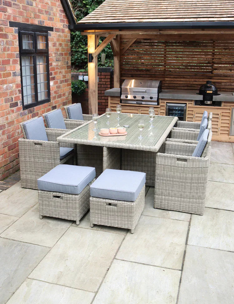 Royal Craft - Wentworth 10 Seater Cube Dining Set