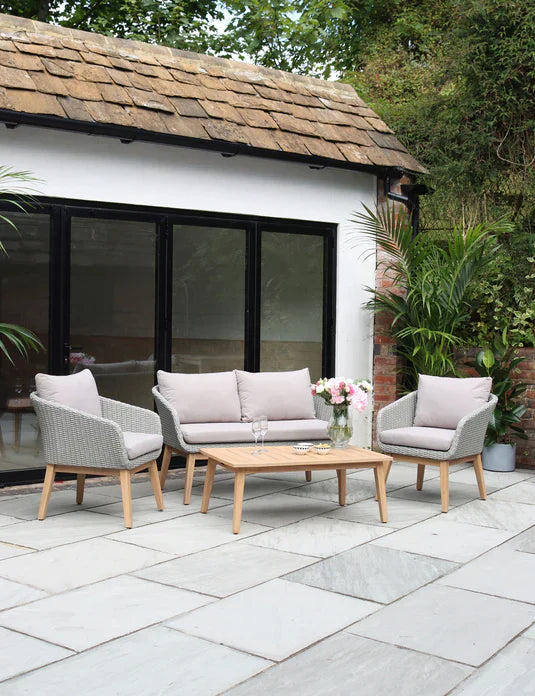 Royal Craft - Sol 4 Seater Lounge Set with Rectangular Coffee Table