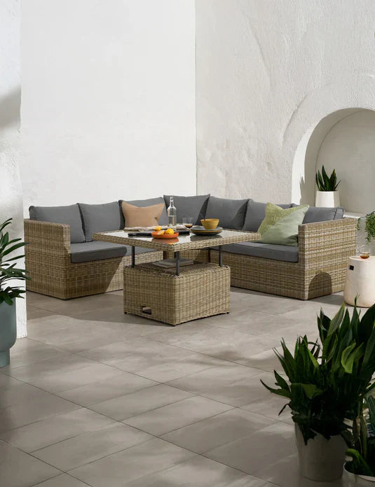 Royal Craft - Wentworth 6 Seater Adjustable Corner Lounging Set