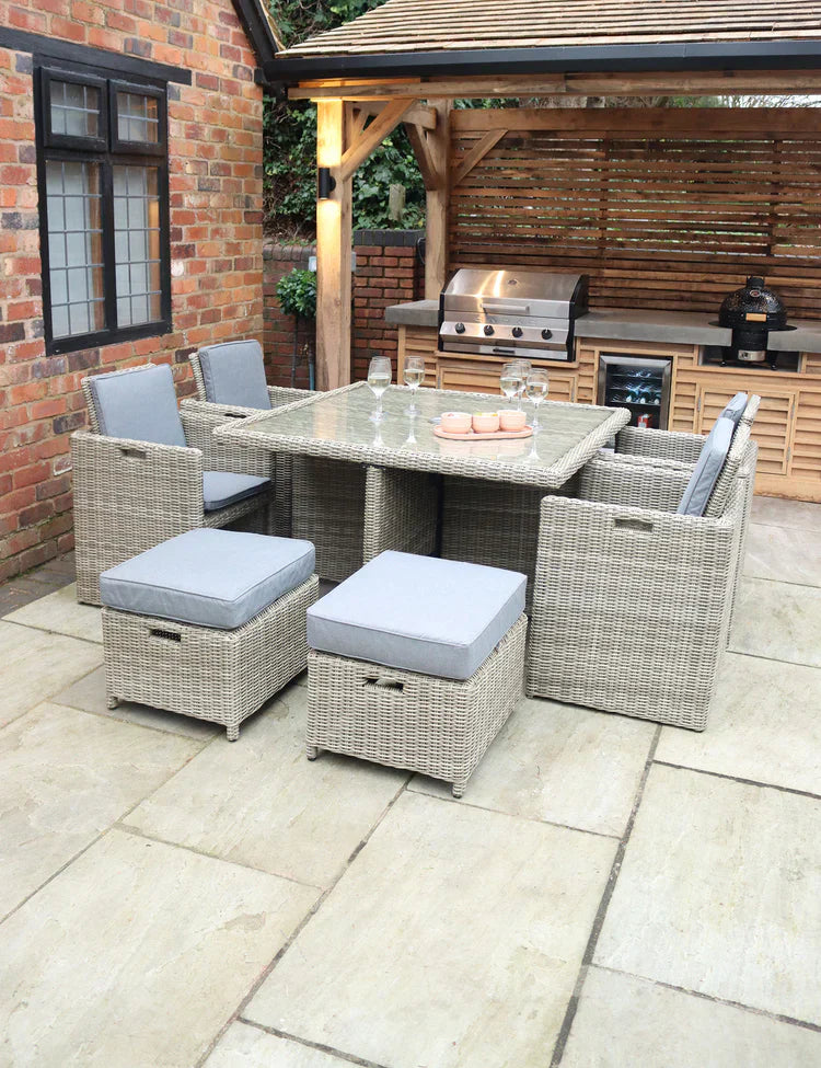 Royal Craft - Wentworth 8 Seater Cube Dining Set