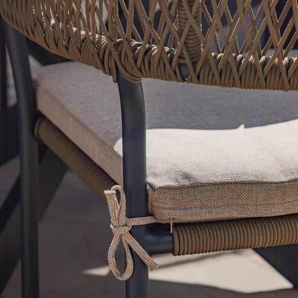 Bali Rope Weave Pack of 4 Dining Chairs