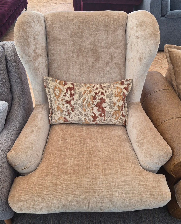 Ex-Display Kenneth Fabric Accent Chair Buoyant Upholstery