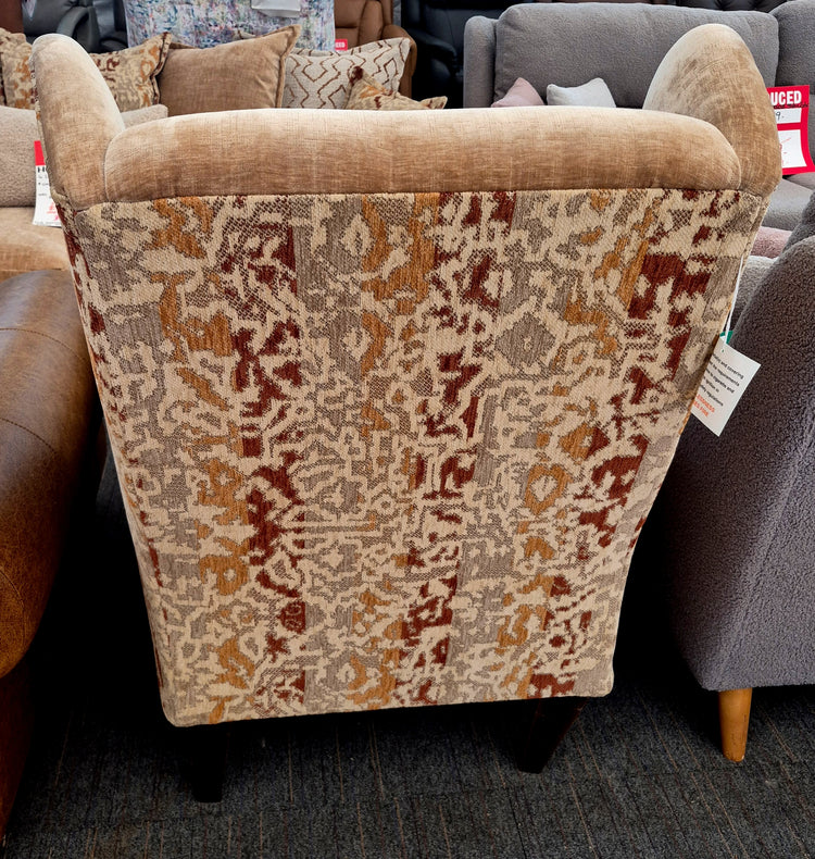 Ex-Display Kenneth Fabric Accent Chair Buoyant Upholstery
