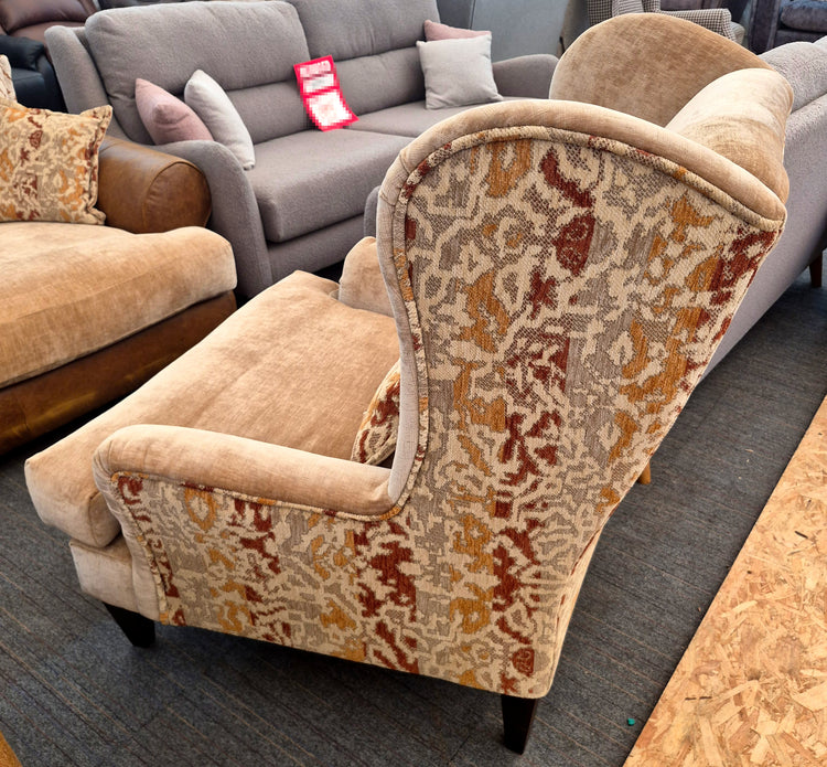 Ex-Display Kenneth Fabric Accent Chair Buoyant Upholstery