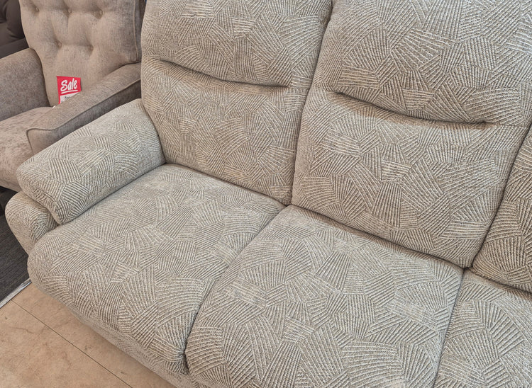 Ex-Display La-Z-Boy Townley Fabric 3 Seater Static Sofa + Lift and Rise Chair