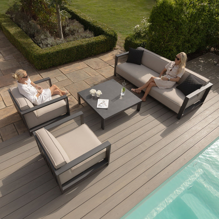 Homeflair - Outdoor Fabric Ibiza 3 Seat Sofa Set