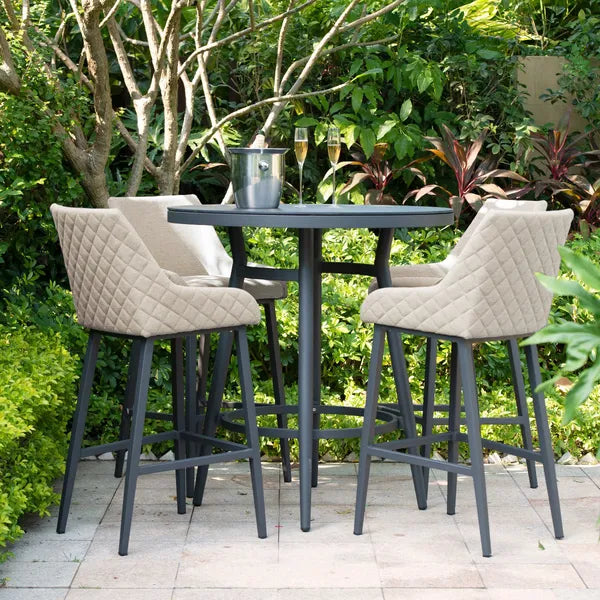 Outdoor Fabric Regal 8 Seat Rectangular Bar Set