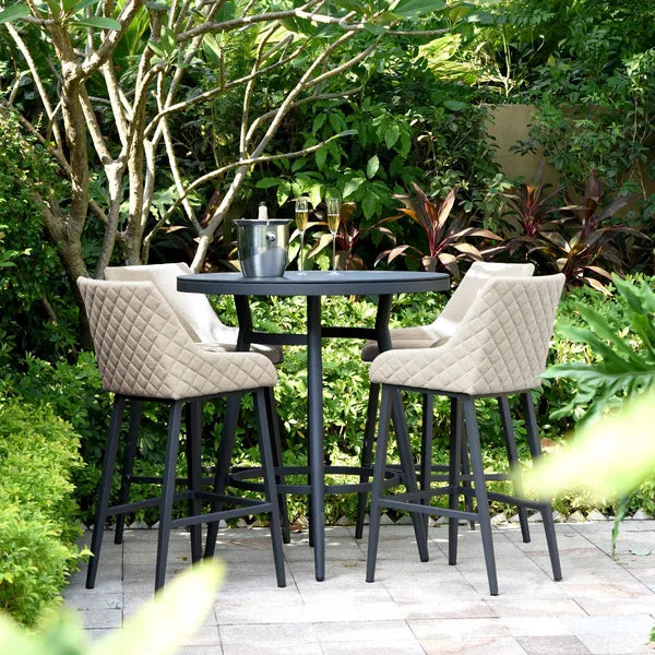 Outdoor Fabric Regal 8 Seat Rectangular Bar Set