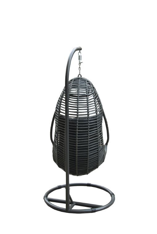 Rattan Vasilia Grey Hanging Egg Chair | Vasi503G