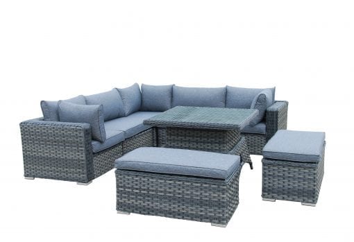 Rattan Richmond Dining Modular Corner Sofa Set | Rich953G