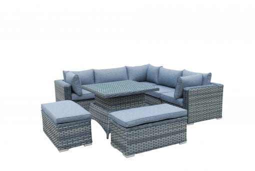 Rattan Richmond Dining Modular Corner Sofa Set | Rich953G