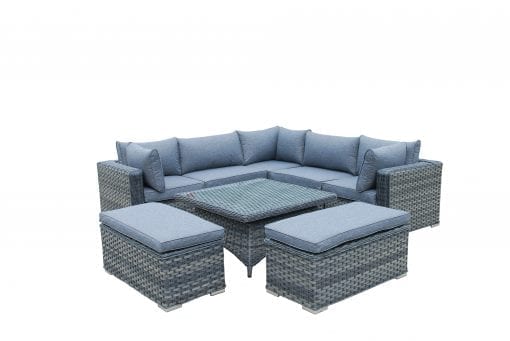 Rattan Richmond Dining Modular Corner Sofa Set | Rich953G