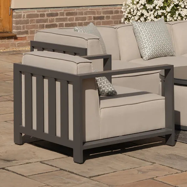 Outdoor Fabric Ibiza Armchair - Oatmeal