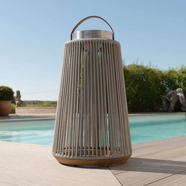 Homeflair -Athena Large Solar Light - Charcoal