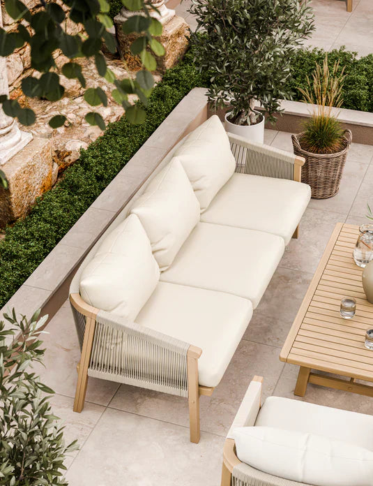 Royal Craft - Roma 5 Seater Triple Lounge Set with Rectangular Coffee Table