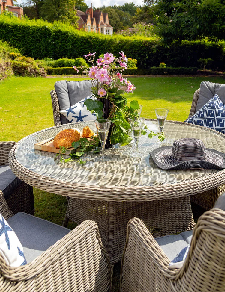 Royal Craft - Wentworth 6 Seater Comfort Dining Set