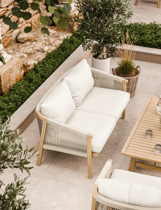 Royal Craft - Roma 4 Seater Double Lounge Set with Rectangular Coffee Table