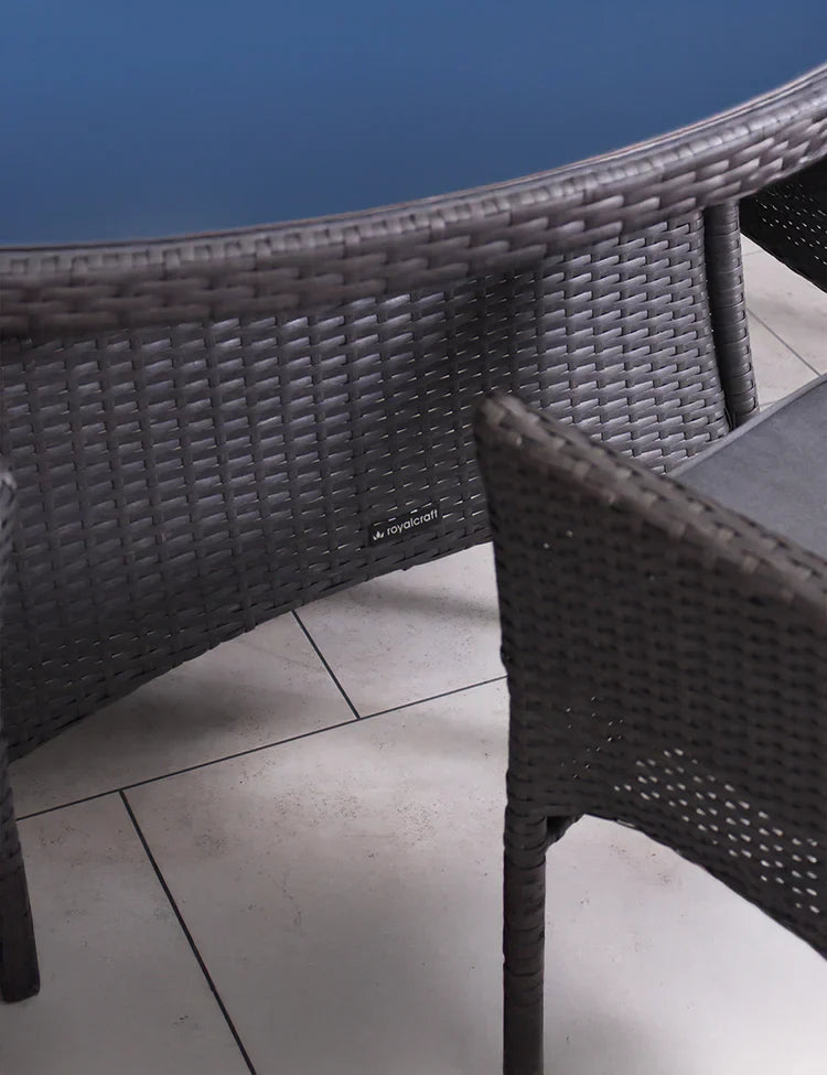 Royal Craft - Malaga 6 Seater Fixed Dining Set