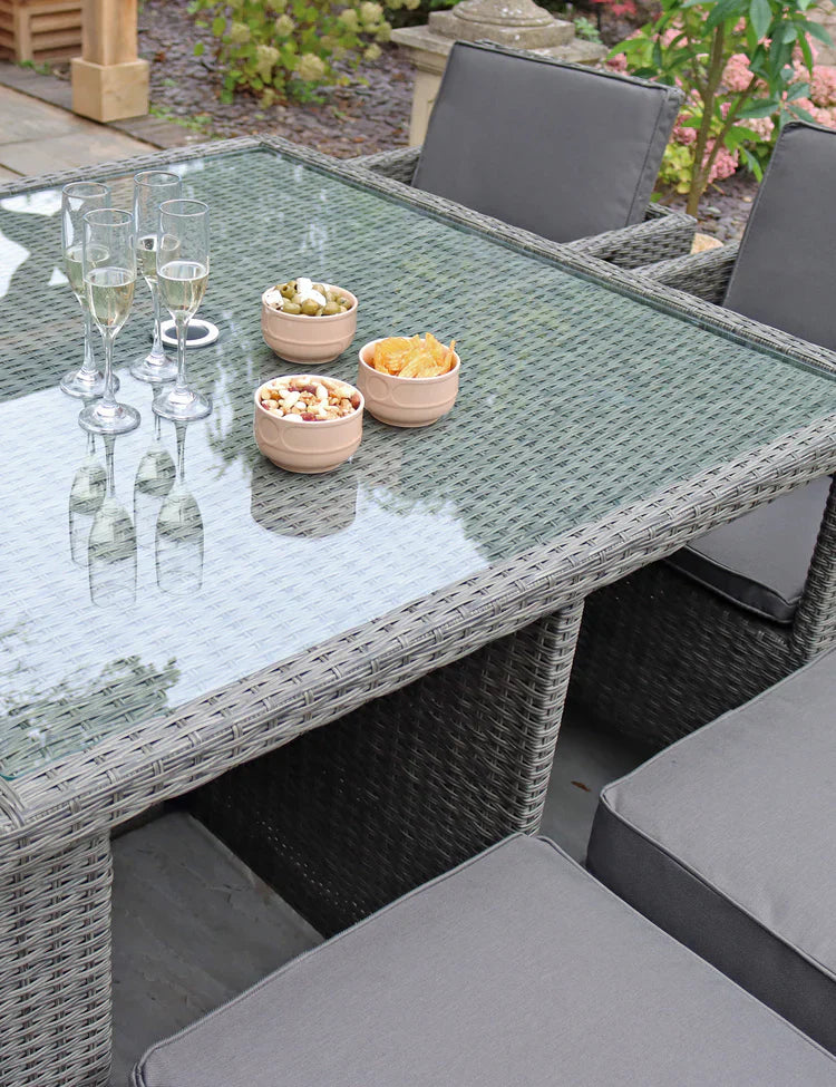 Royal Craft - Paris 8 Seater Cube Dining Set