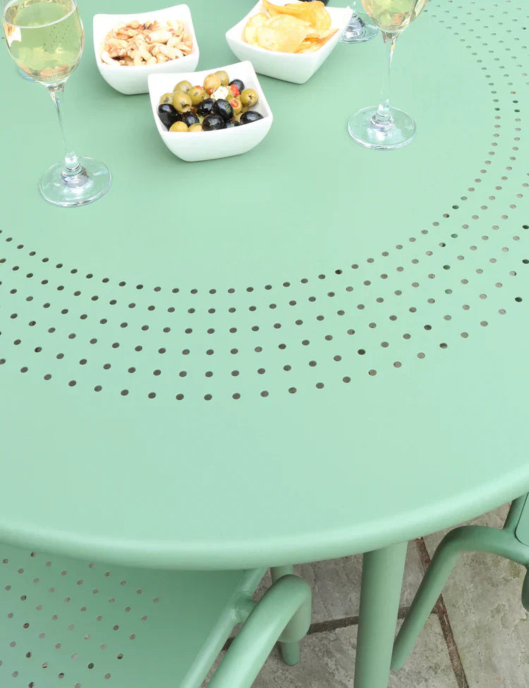 Royal Craft - Porto 4 Seater Round Dining Set in Olive