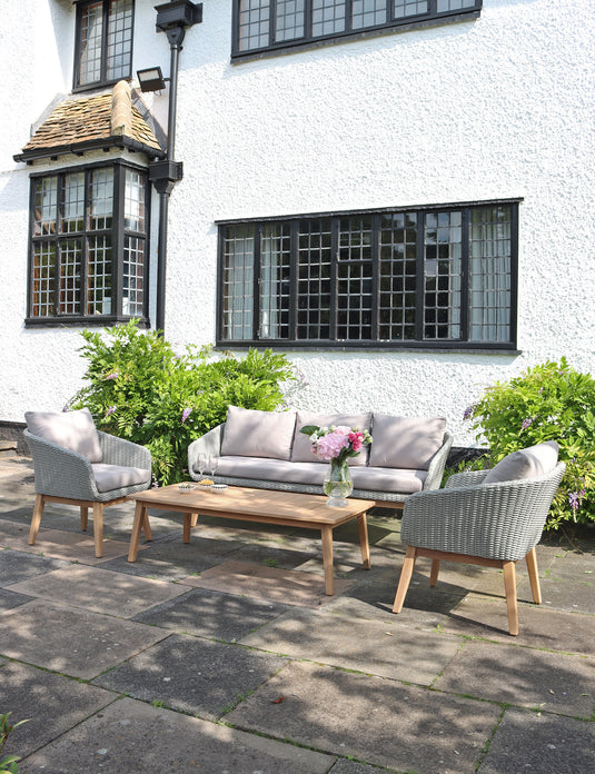 Royal Craft - Sol 5 Seater Lounge Set with Rectangular Coffee Table