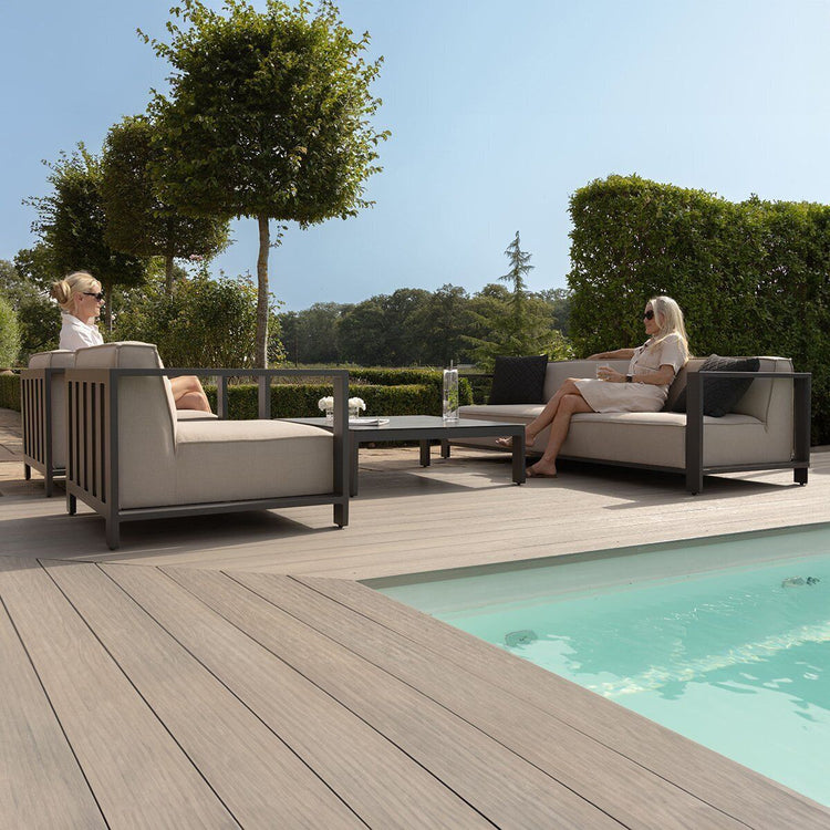 Homeflair - Outdoor Fabric Ibiza 3 Seat Sofa Set