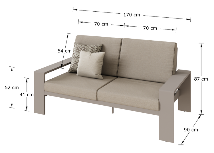 Venus 2 x 2 Seater Sofas Set | Venu0466