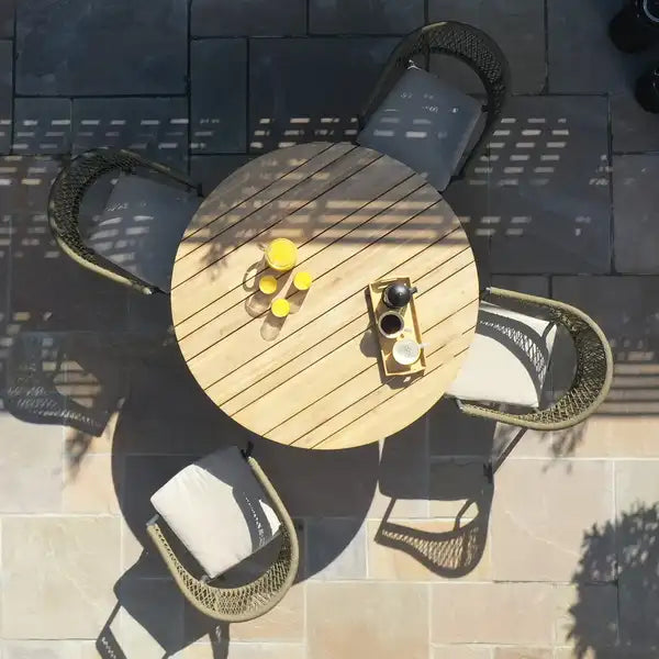 Bali Rope Weave 8 Seat Oval Dining Set