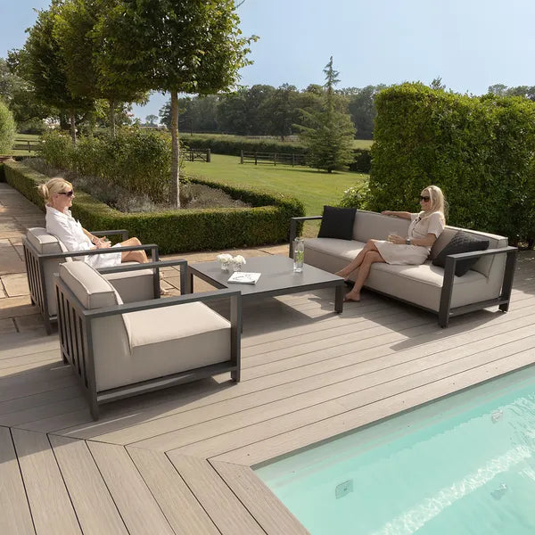 Outdoor Fabric Ibiza Armchair - Oatmeal