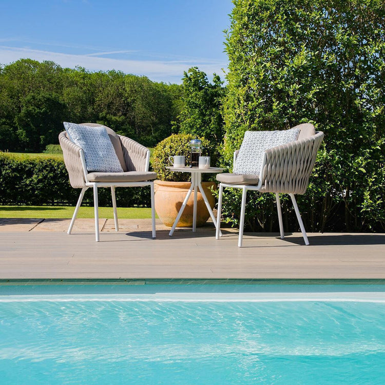 Homeflair - Marina Rope Weave Bistro Set