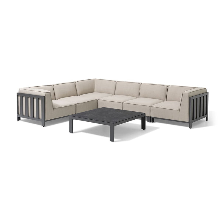 Homeflair - Outdoor Fabric Ibiza Medium Corner Sofa Set