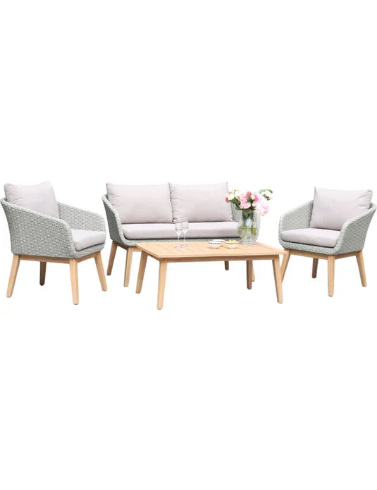 Royal Craft - Sol 4 Seater Lounge Set with Rectangular Coffee Table