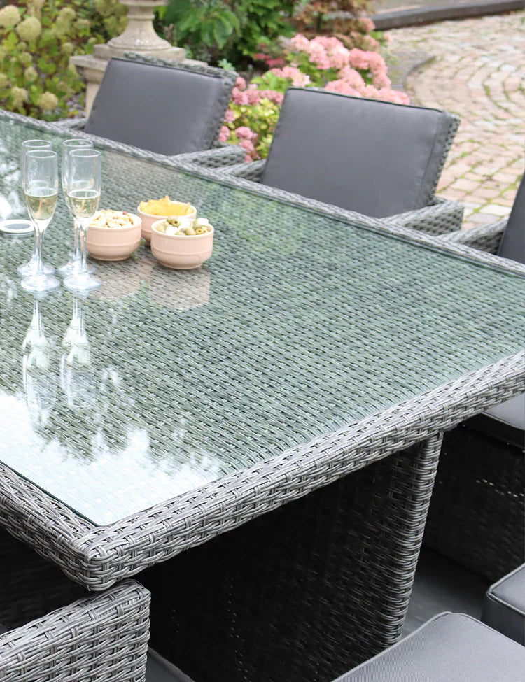 Royal Craft - Paris 10 Seater Cube Dining Set