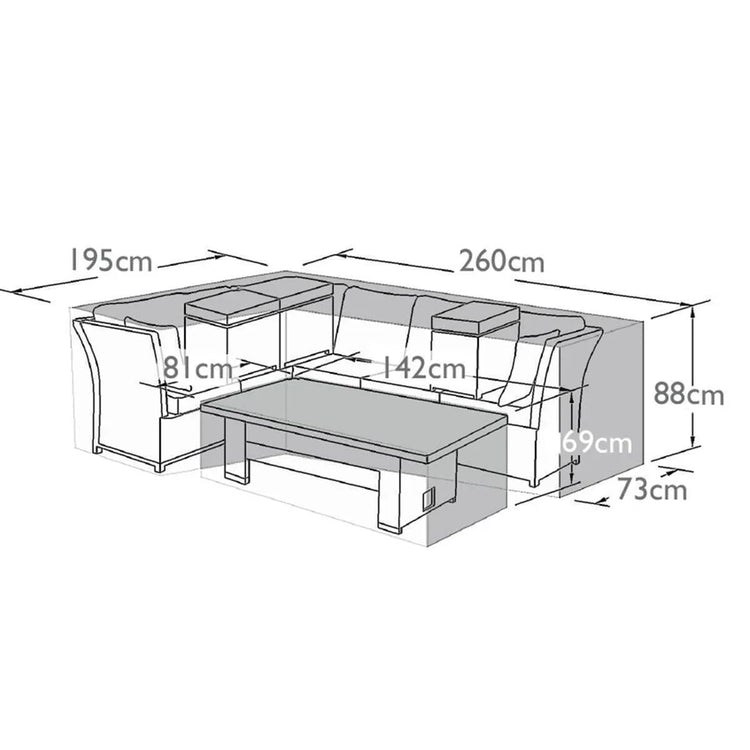 Homeflair -Henley Corner Dining Set