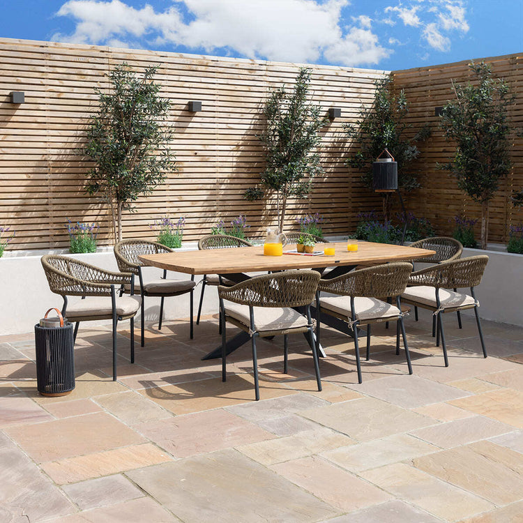 Maze Living - Bali Rope Weave Dining Set