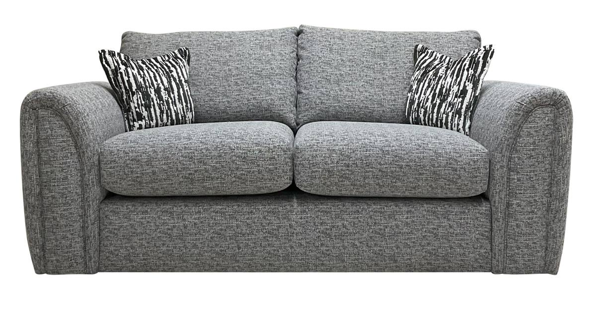 Utopia Round Arm Fabric Sofa & Sofa Bed Collection