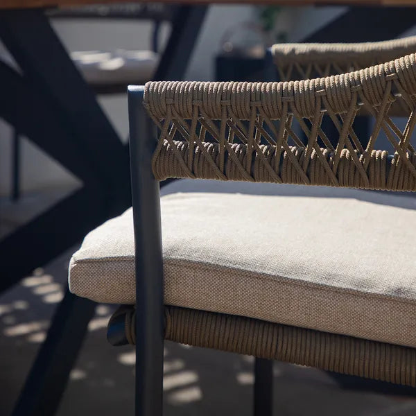 Bali Rope Weave Pack of 4 Dining Chairs